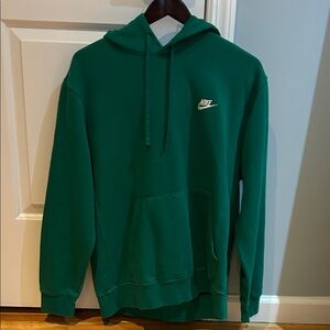 Nike Men's Forest Green Hoodie